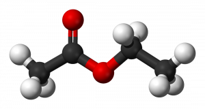 cấu trúc hóa học của Ethyl acetate