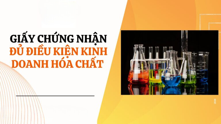 giấy chứng nhận đủ điều kiện kinh doanh hóa chất