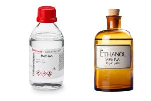 phân biệt ethanol và methanol