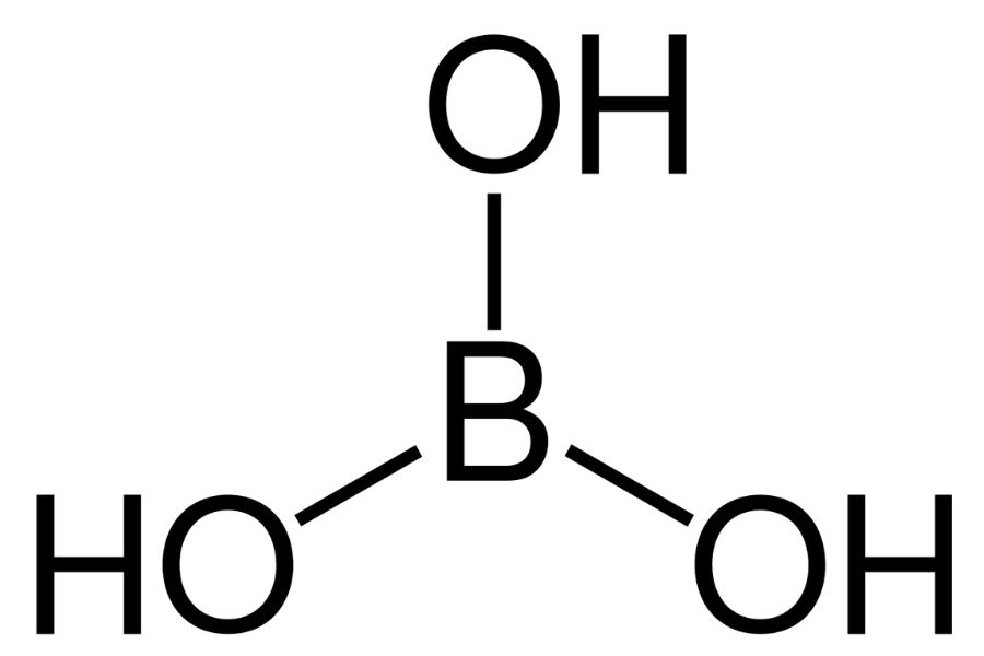 Cấu tạo phân tử Acid Boric