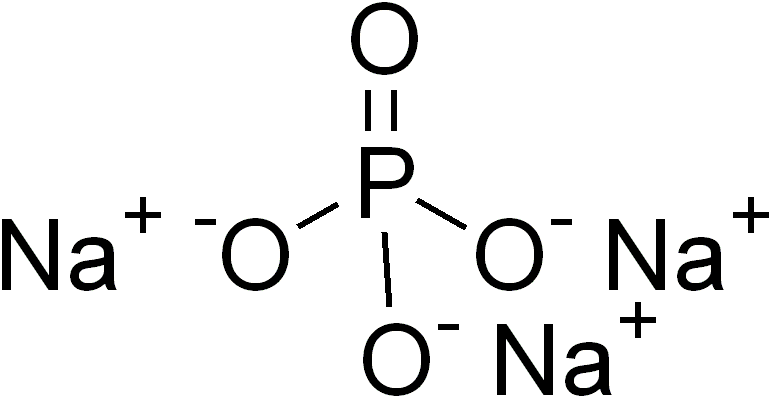 Cấu tạo phân tử Trisodium phosphate (Natri photphat)